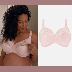 NWT $70 Elomi [ 42I US ] Molly Full Figure‎ Underwire Nursing Bra in Blush